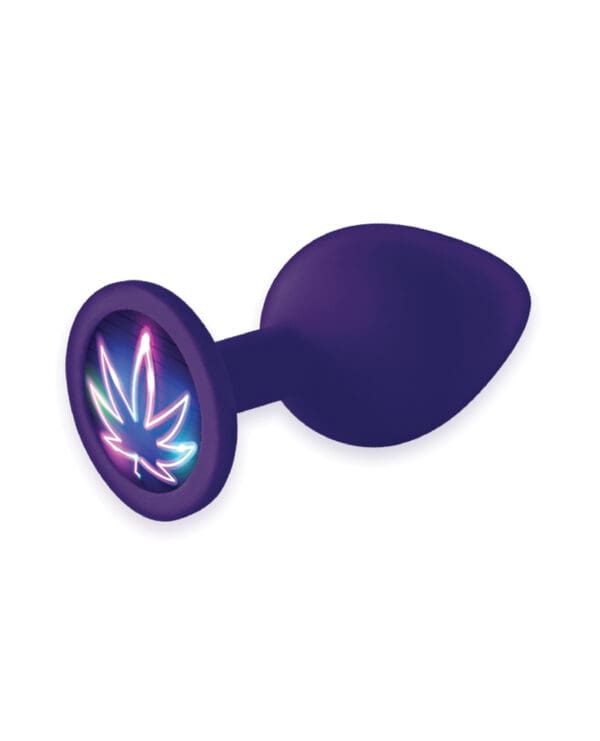 The 9's Booty Calls Neon Leaf Plug - Purple - Image 2