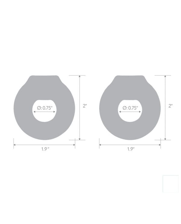 Blue Line C & B Ultra-Stretch Stamina Endurance Ring - Jelly Blue Pack of 2 - Image 5