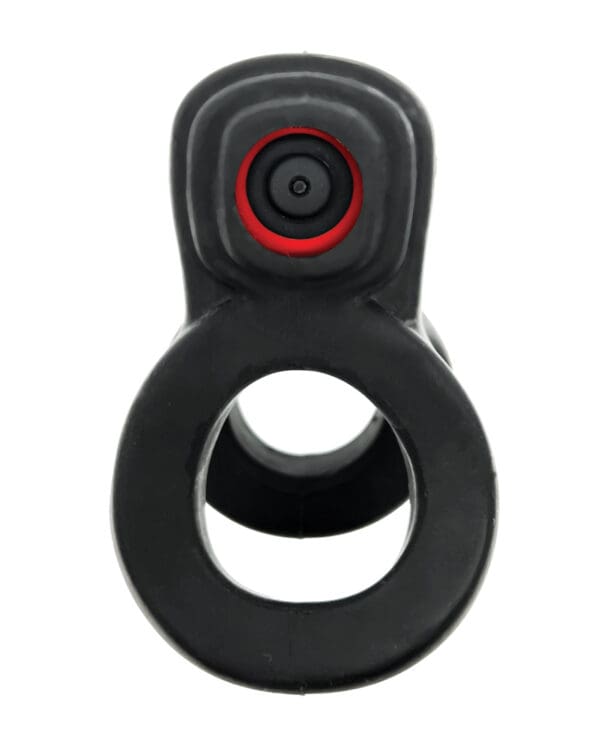 Hunkyjunk Revhammer Shaft Vibe Ring - Tar Ice w/Red Vibe - Image 4