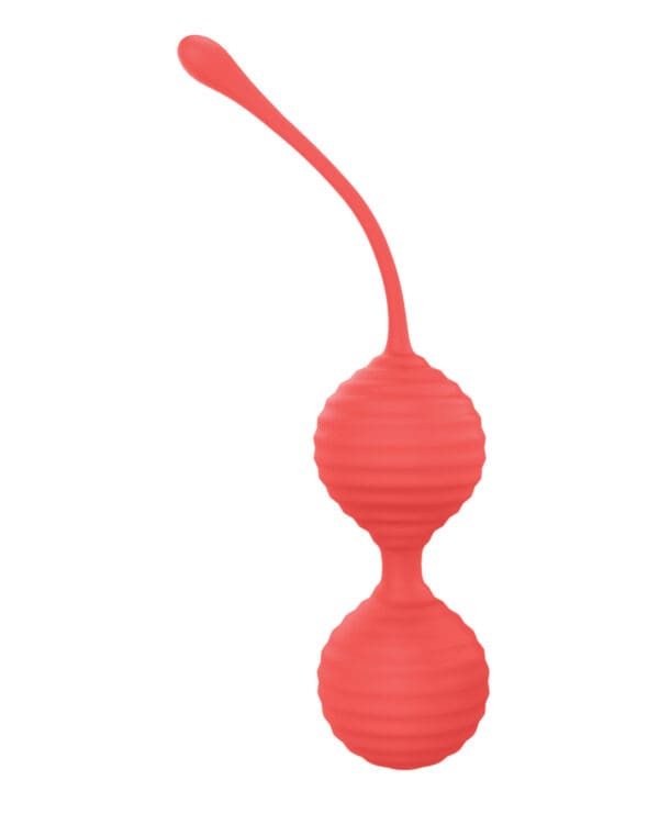 Luv Inc. Silicone Kegel Ball Set - Coral - Image 3