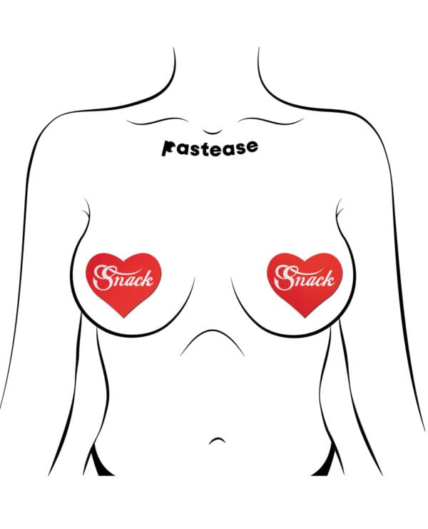 Pastease Premium Heart Snack - Red O/S - Image 3