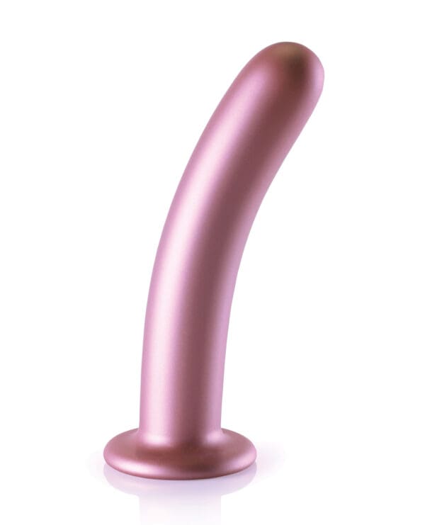 Shots Ouch 7" Smooth G-Spot Dildo - Rose Gold - Image 2