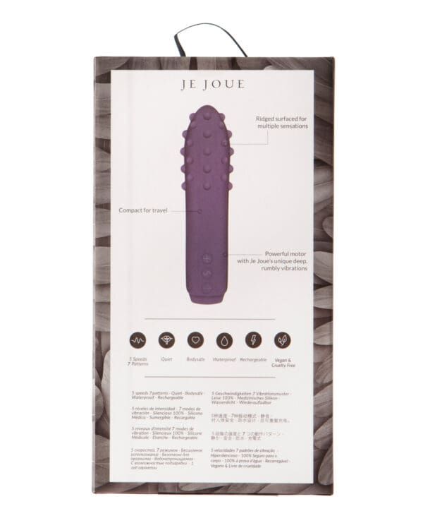 Je Joue Duet Bullet Vibrator - Purple - Image 4