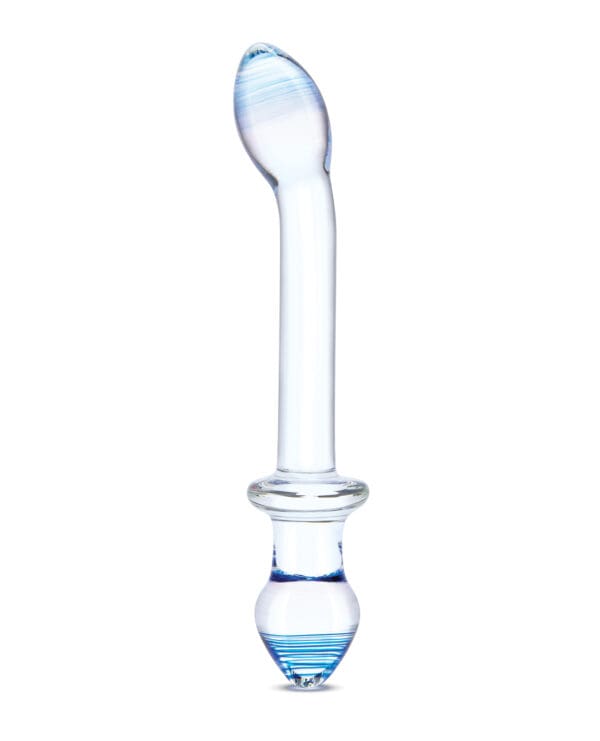 Glas 9.5" Double Play Dual Ended Dildo - Clear - Image 2