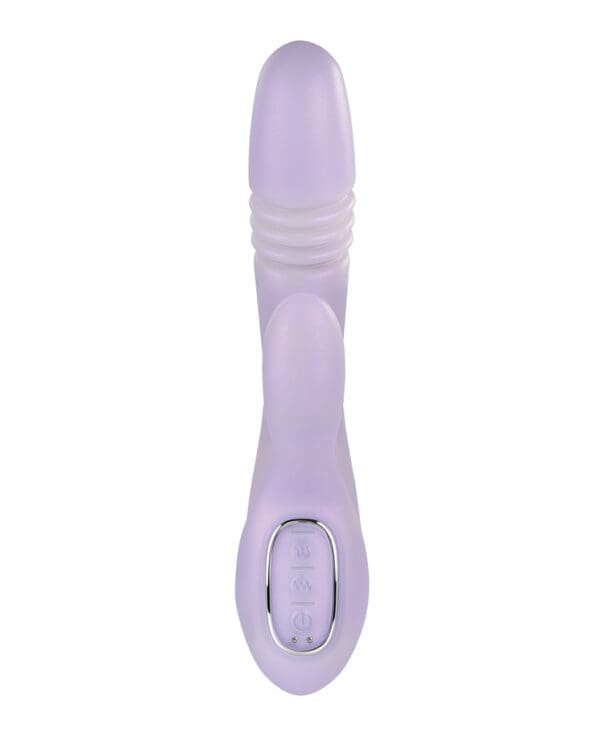 Playboy Pleasure Bumping Bunny Rabbit Vibrator - Opal - Image 5