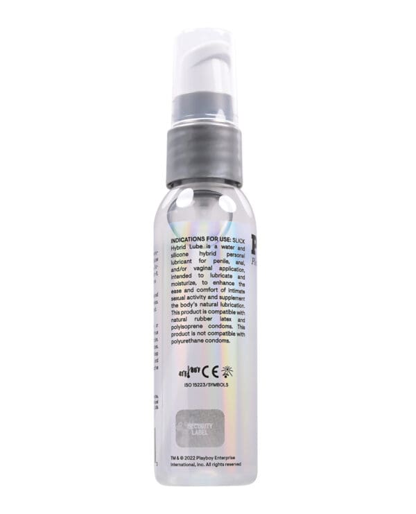 Playboy Pleasure Slick Hybrid Lubricant -  2 oz - Image 3