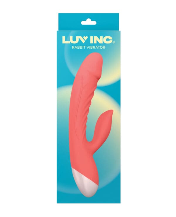 Luv Inc. Rabbit Vibrator - Coral - Image 3