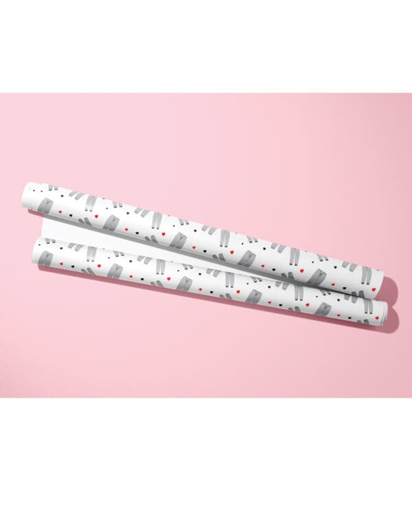 Grey Sweatpants Naughty Wrapping Paper - Image 2