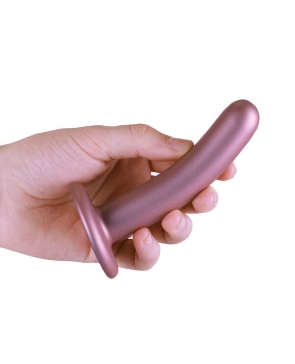 Shots Ouch 5" Smooth G-Spot Dildo - Rose Gold - Image 5