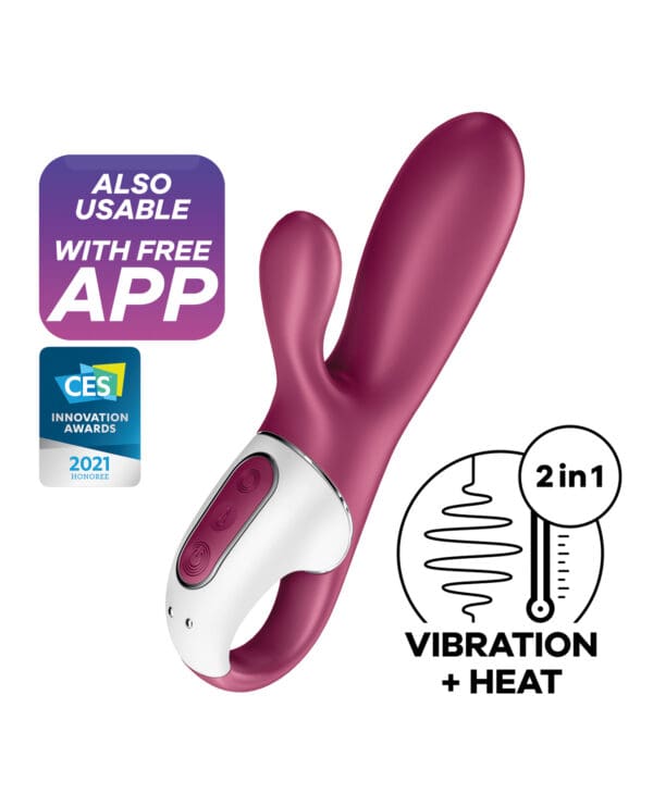 Satisfyer Hot Bunny - Berry - Image 4