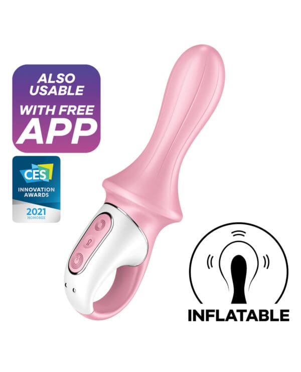 Satisfyer Air Pump Booty 5+ - Red - Image 4