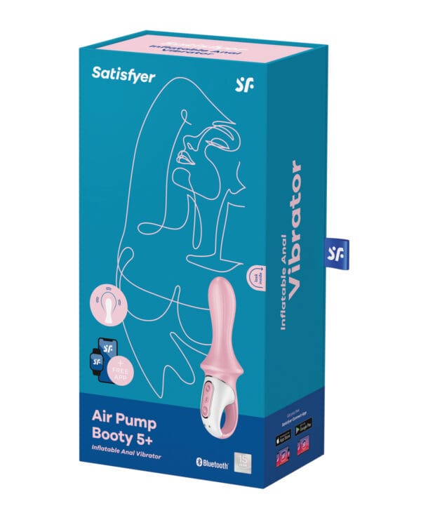 Satisfyer Air Pump Booty 5+ - Red - Image 5