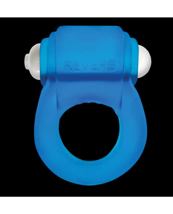 Oxballs Glowdick Cockring w/LED - Blue Ice - Image 4