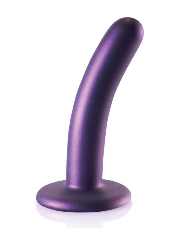 Shots Ouch 5" Smooth G-Spot Dildo - Metallic Purple - Image 2
