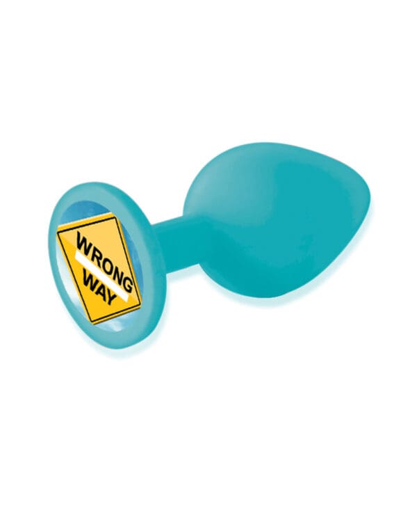 The 9's Booty Calls Wrong Way Plug - Blue - Image 2
