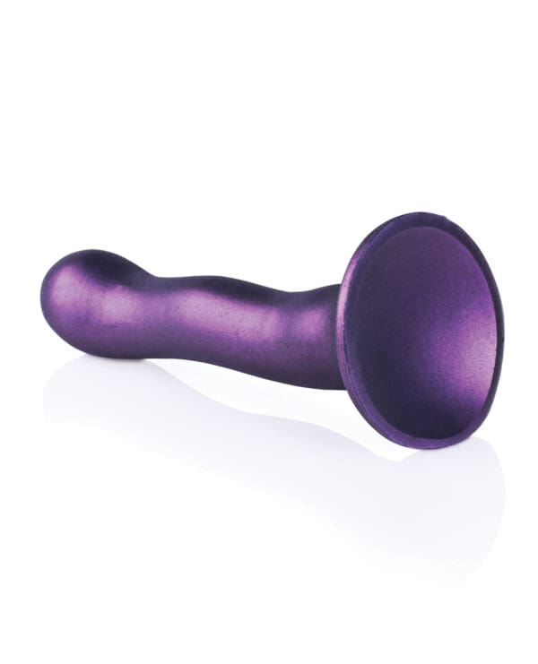 Shots Ouch 7" Curvy G-Spot Dildo - Metallic Purple - Image 4