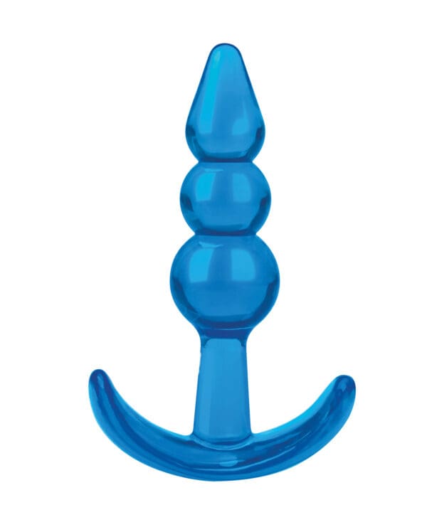 Blue Line C & B 3.75" Beginners Beaded Plug - Jelly Blue - Image 2