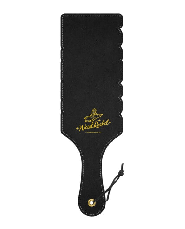 Wood Rocket Fuck You Paddle - Black/Gold - Image 2