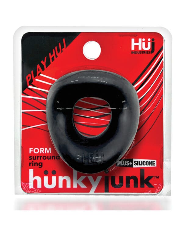 Hunkyjunk Form Cock Ring - Tar Ice - Image 5