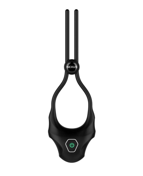 Nexus Forge Single Lasso Vibrating Cock Ring - Black - Image 2