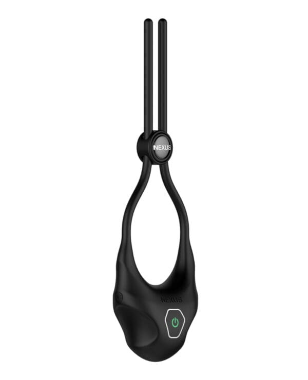 Nexus Forge Single Lasso Vibrating Cock Ring - Black - Image 5