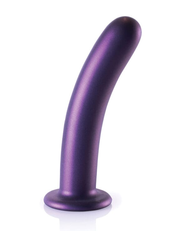 Shots Ouch 7" Smooth G-Spot Dildo - Metallic Purple - Image 2
