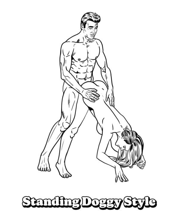 Wood Rocket the Sexiest Sex Positions Coloring Book - Image 3