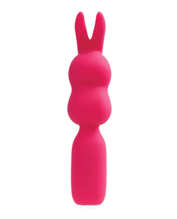 VeDO Hopper Bunny Rechargeable Mini Wand - Pink - Image 3