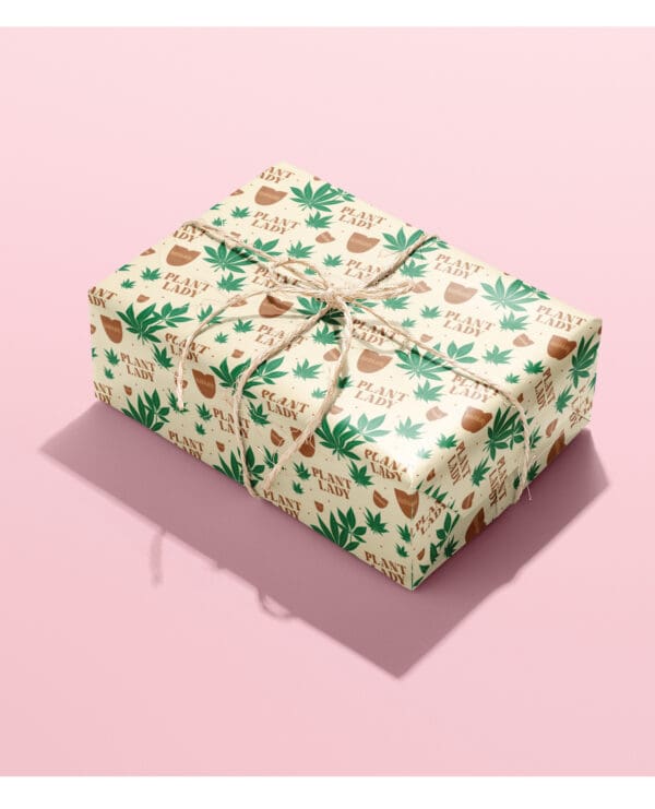 Plant Lady Naughty Wrapping Paper - Image 2