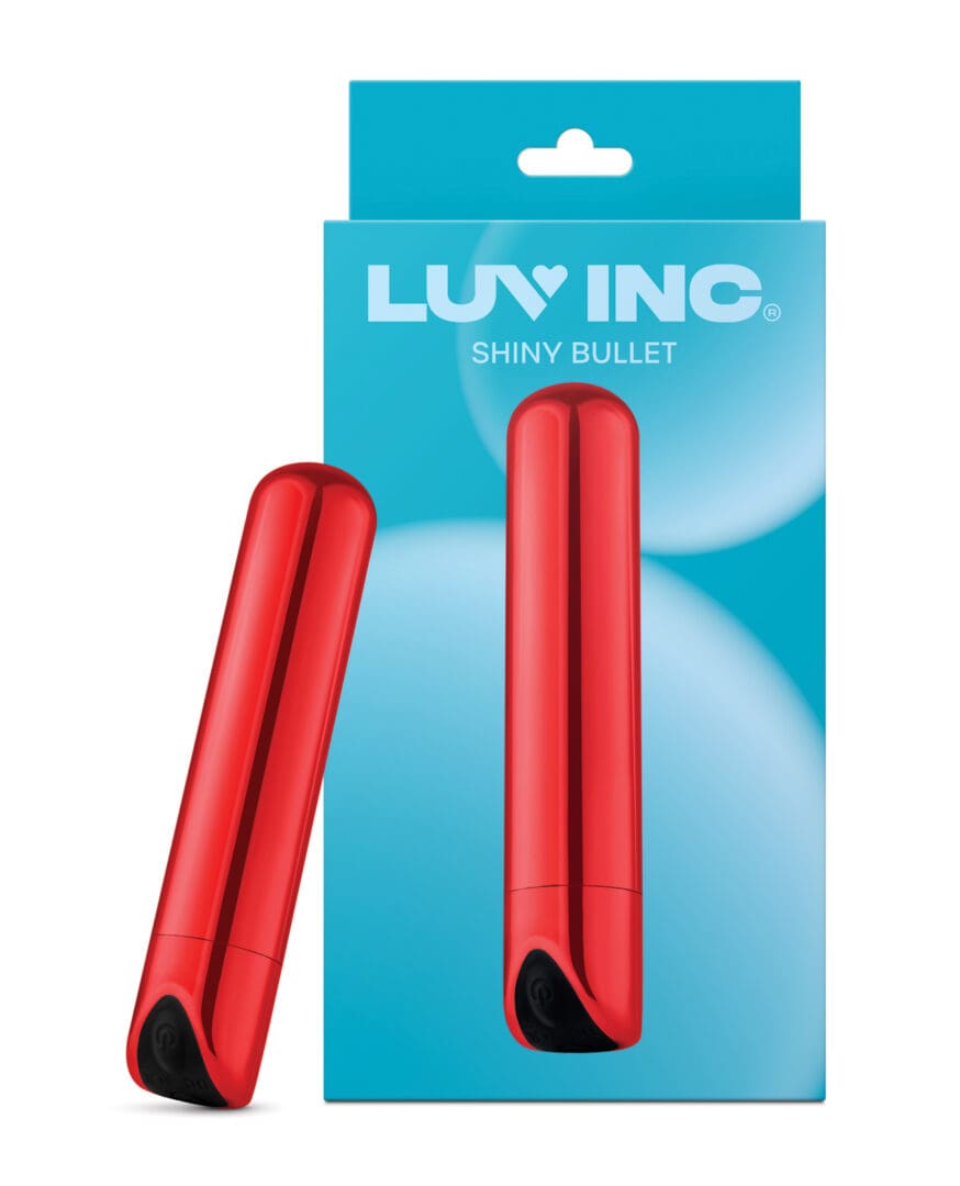 Luv Inc. Shiny Bullet - Red
