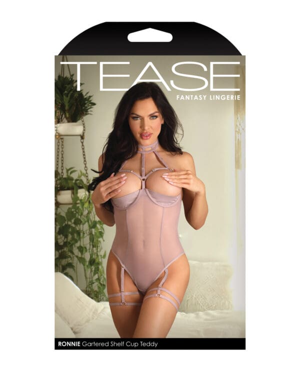 Tease Ronnie Microfiber Underwire Shelf Cup Teddy Mauve L/XL - Image 3