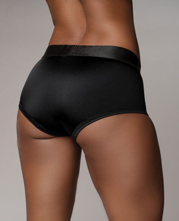 Shots Ouch Vibrating Strap On Brief - Black M/L - Image 4