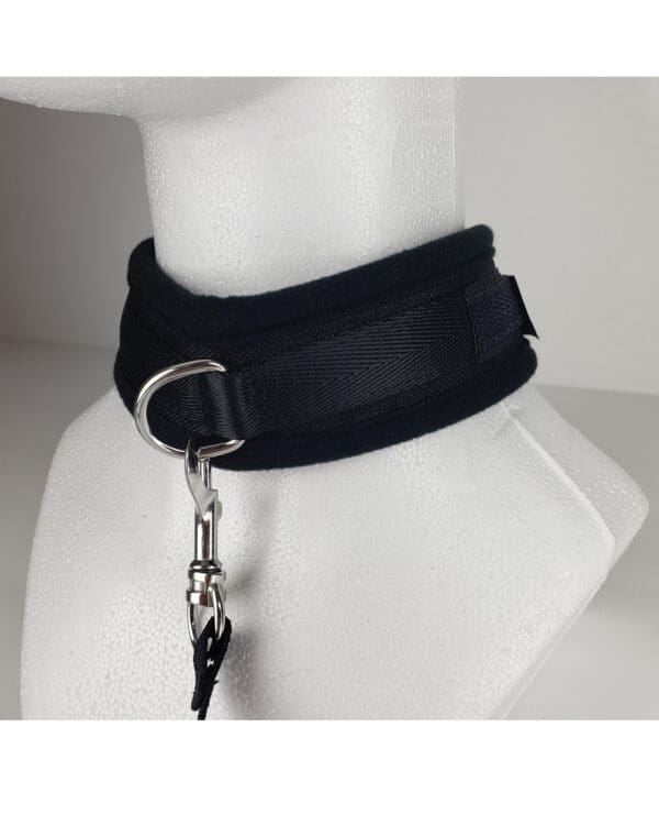 Spartacus Collar & Leash - Neoprene Black - Image 2