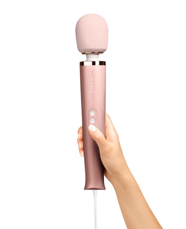 Le Wand Powerful Plug-In Vibrating Massager - Rose Gold - Image 2