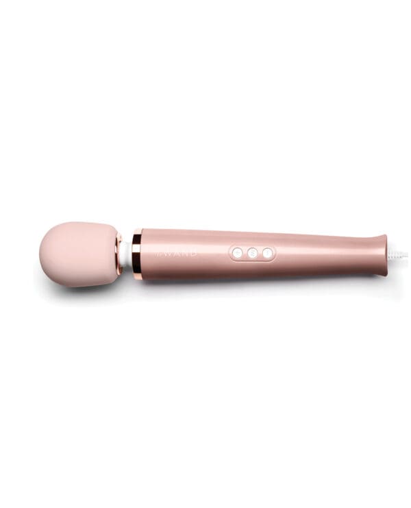 Le Wand Powerful Plug-In Vibrating Massager - Rose Gold - Image 3