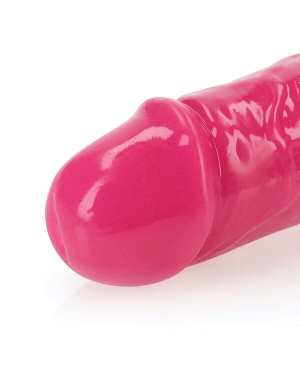 Shots RealRock 12" Double Dong Glow in the Dark - Neon Pink - Image 4