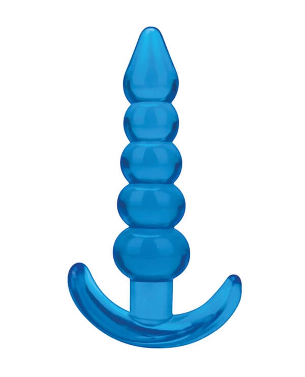 Blue Line C & B 4.5" Beaded Plug - Jelly Blue Medium - Image 2