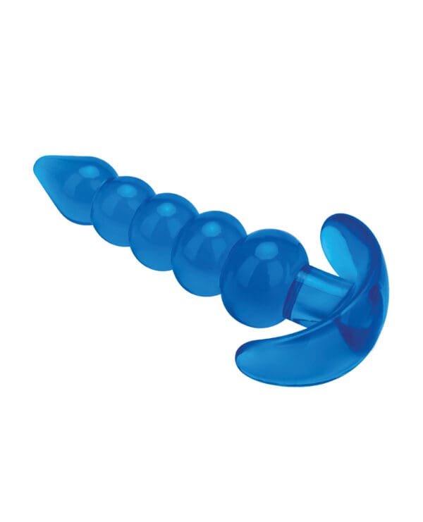 Blue Line C & B 4.5" Beaded Plug - Jelly Blue Medium - Image 3