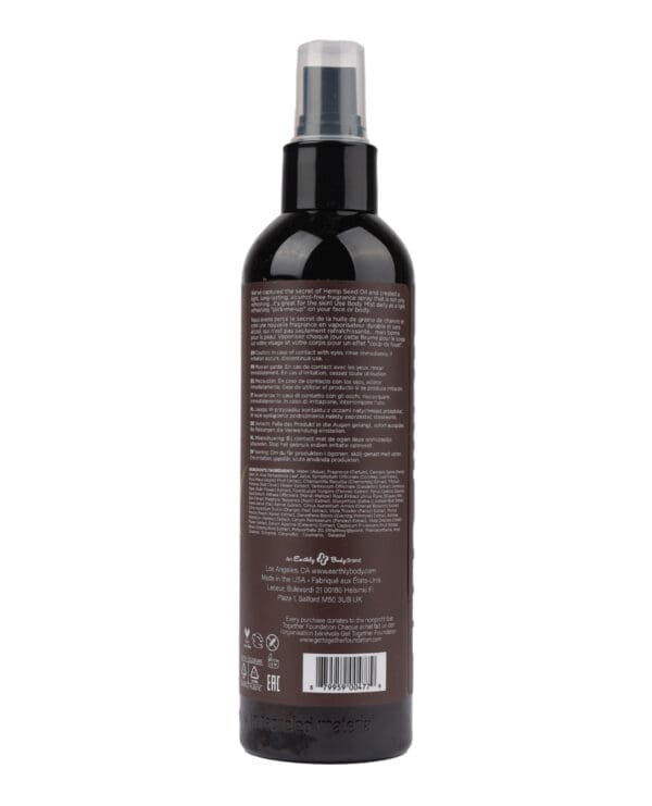 Earthly Body Hemp Seed Moisturizing Body Mist - 8 oz Nag Champa - Image 2