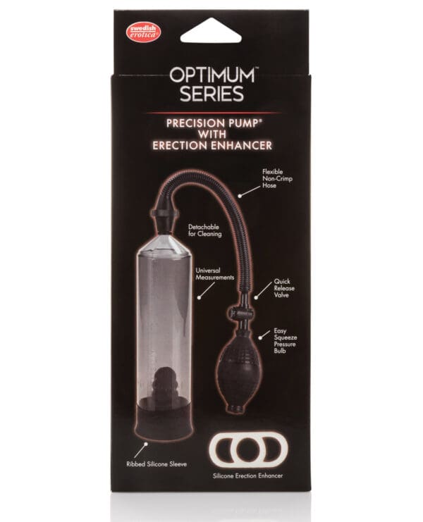 Optimum Series Precision Pump With Erection Enhancer - Smoke - Image 2
