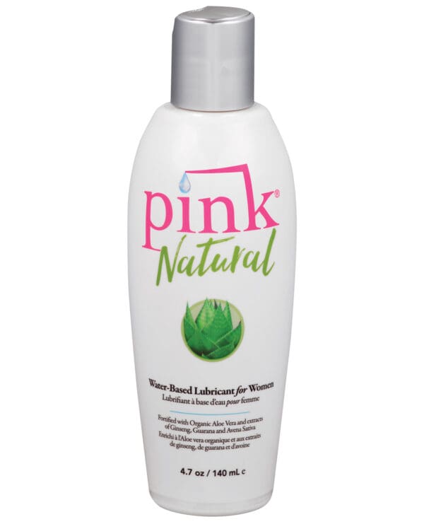 Pink Natural Water Based Lubricant for Women - 4.7 oz