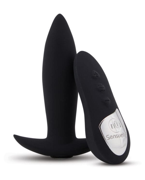Nu Sensuelle Remote Control Rechargeable Mini Plug - Black - Image 3