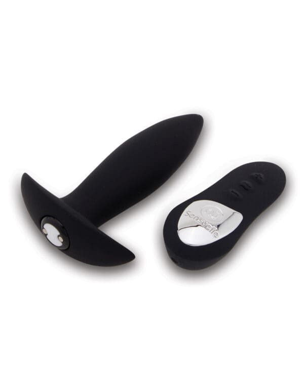Nu Sensuelle Remote Control Rechargeable Mini Plug - Black - Image 4