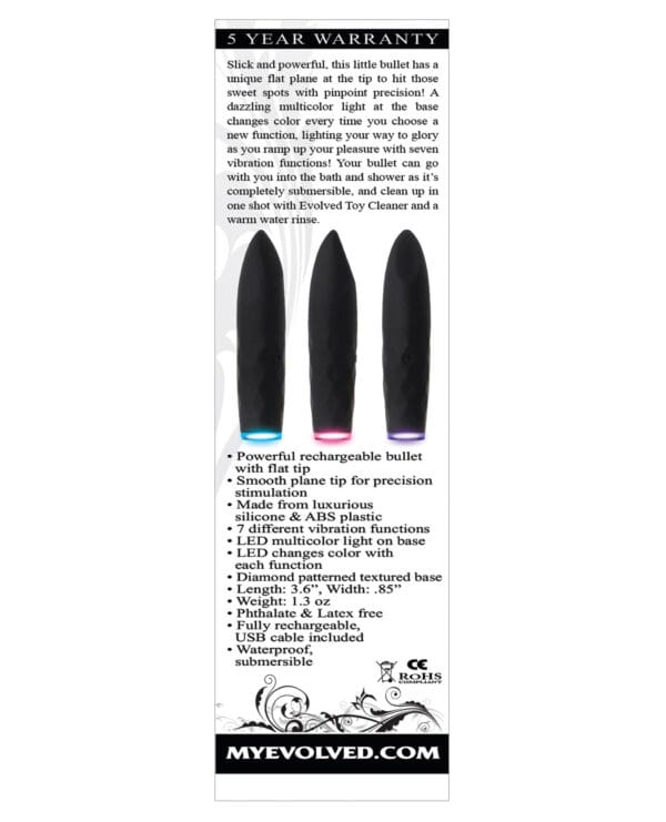 Evolved On the Spot Bullet - Black - Image 2