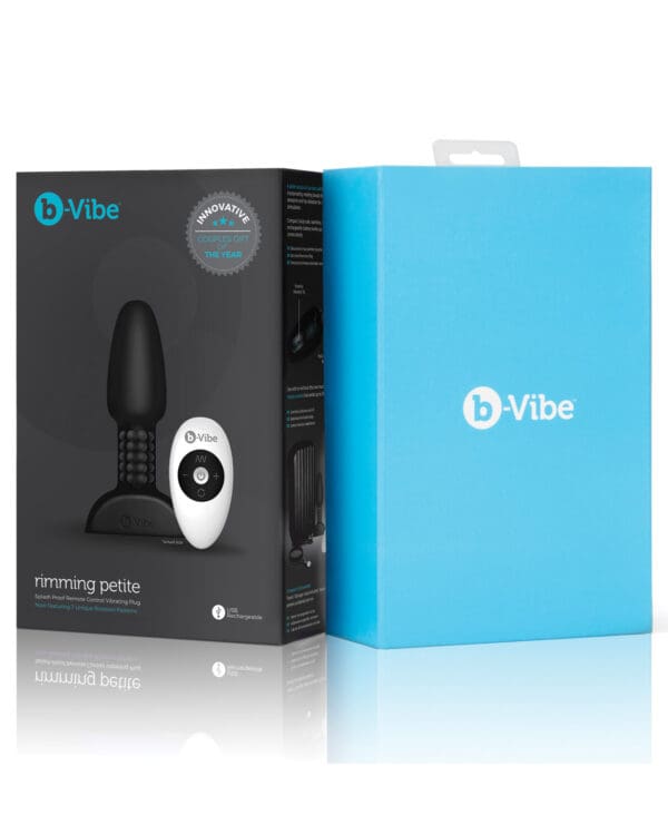 b-Vibe Petite Rimming Plug - Black - Image 3