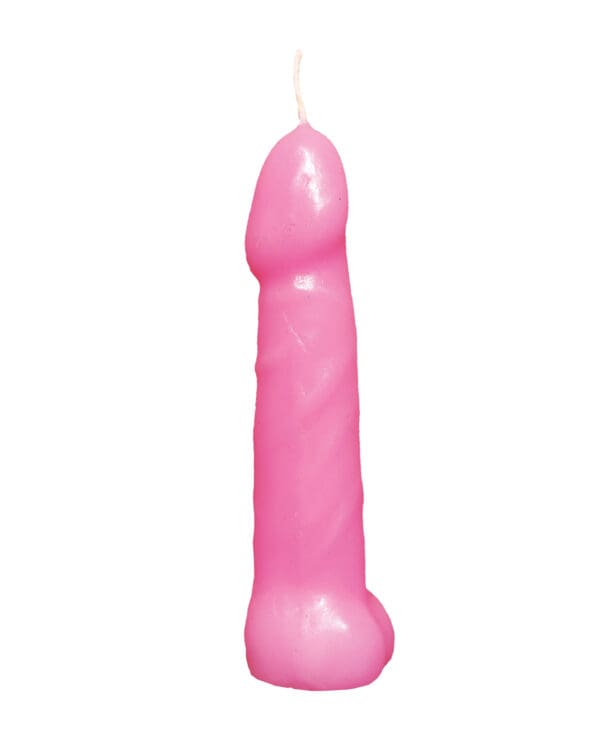 Bachelorette Party Pecker Party Candles - Pink Pack of 5 - Image 2