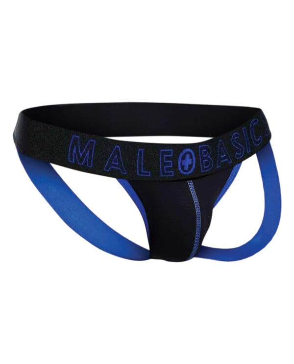 Male Basics Neon Jockstrap Royal XL - Image 4