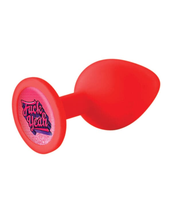 The 9's Booty Talk Fuck Yeah Plug - Red - Image 3
