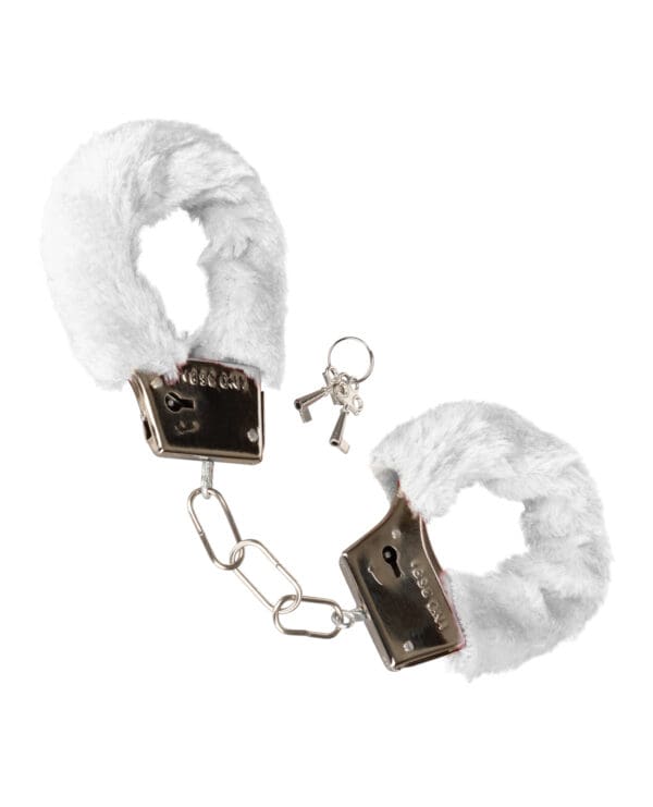 Playful Furry Cuffs - White - Image 3