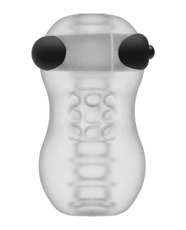 GoodHead Helping Head Pro ULTRASKYN Vibrating Stroker - Frost - Image 2